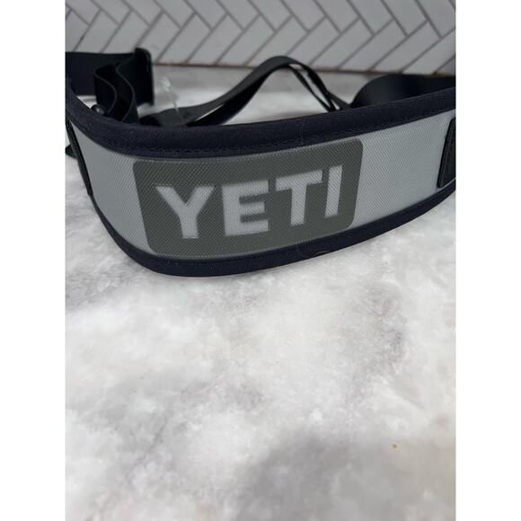 Genuine YETI Hopper Cooler Replacement Soft Padded Shoulder Strap Gray Black - Picture 5 of 6